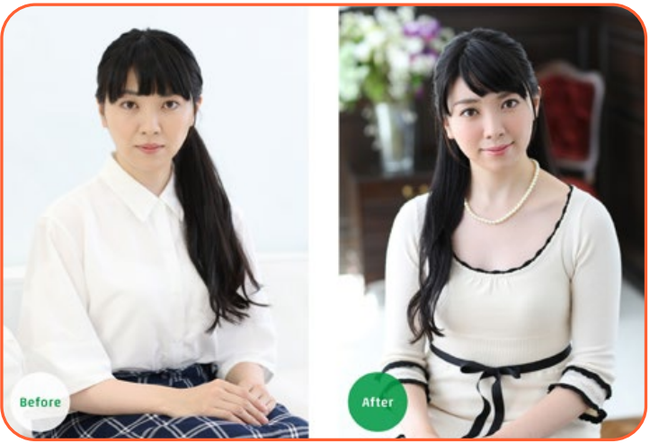 スタジオ写真の印象